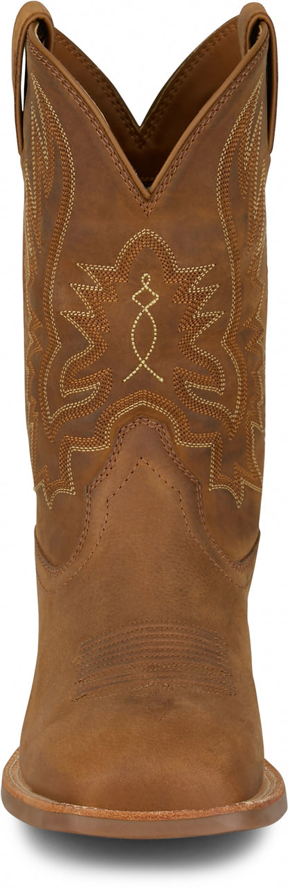 Justin Mens Rustle 11" Western Boots