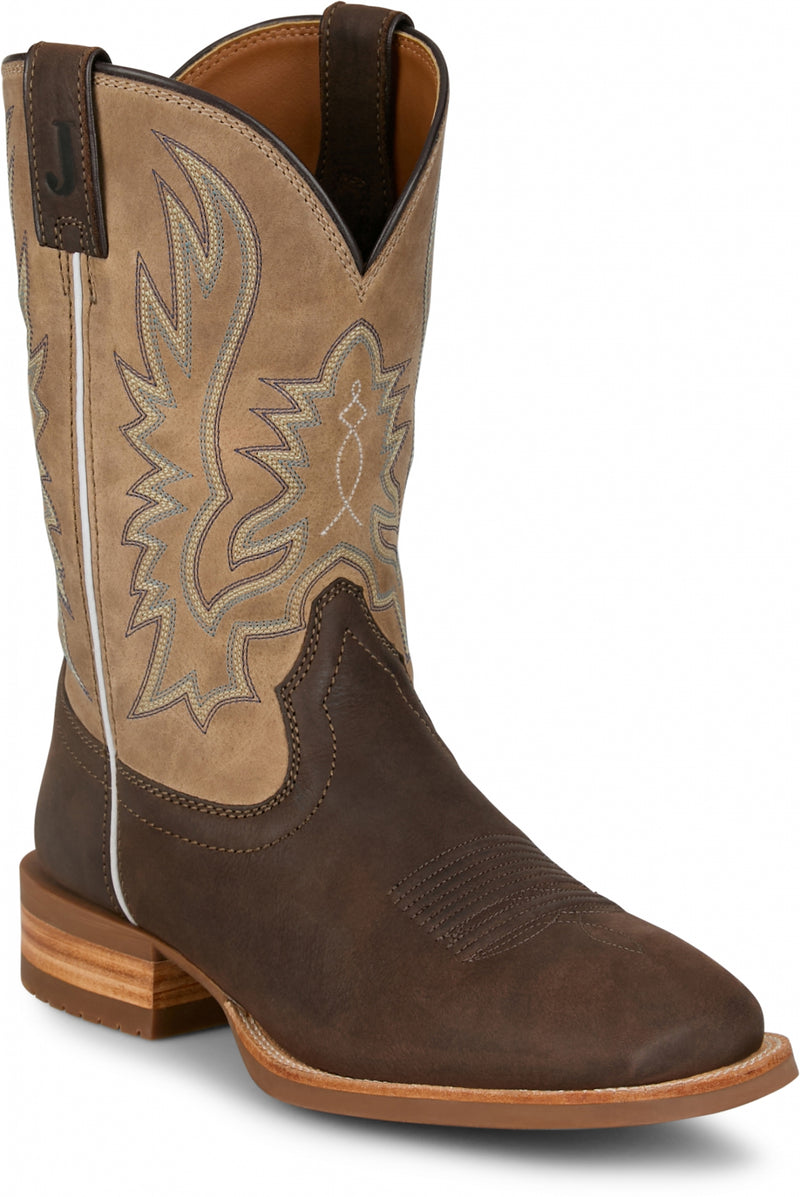 Justin Mens Rustle 11" Western Boots