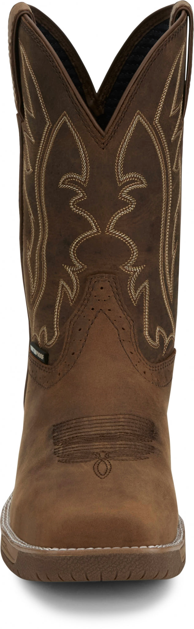 Justin Mens Nitread 11" Waterproof Nano Comp Toe Boots