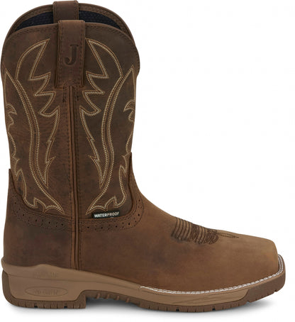 Justin Mens Nitread 11" Waterproof Boots