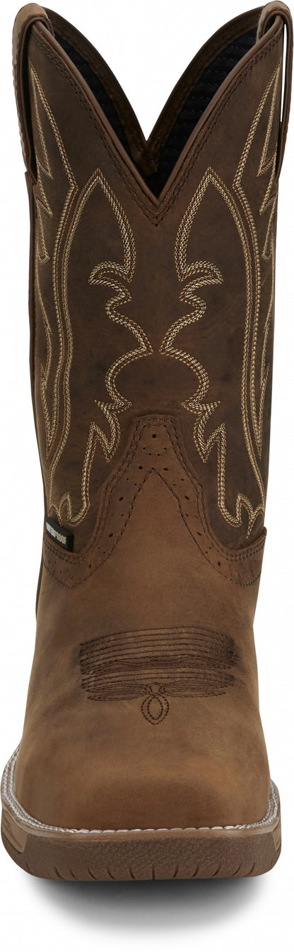 Justin Mens Nitread 11" Waterproof Boots