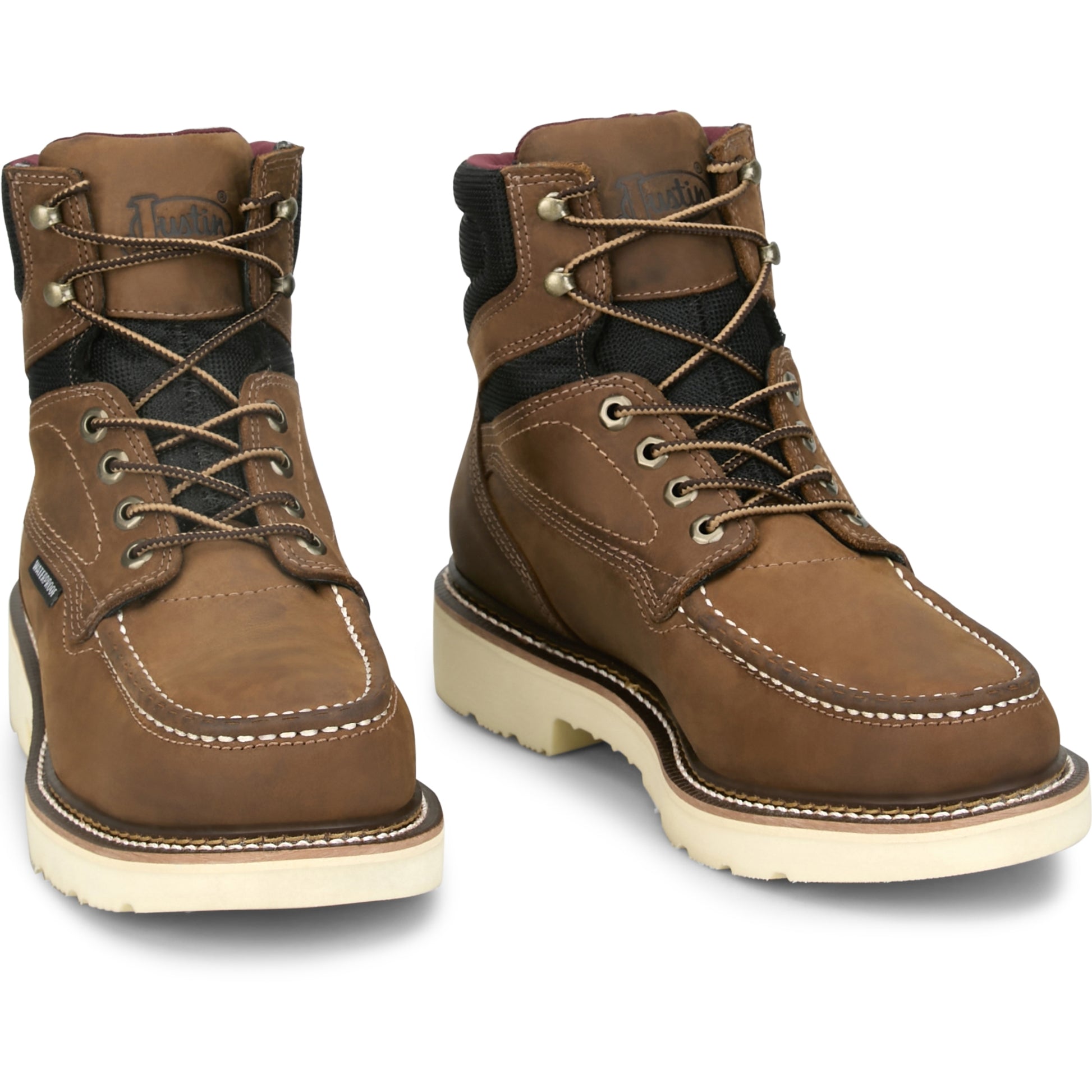 Justin Mens Bristol 6" Waterproof Steel Toe Boots