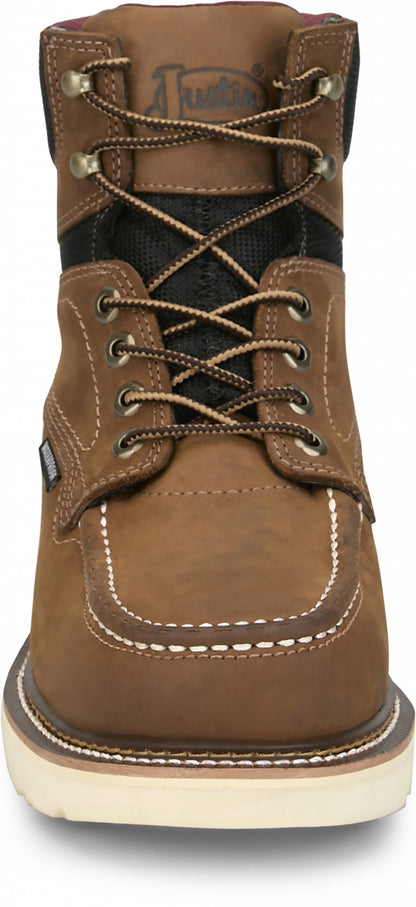 Justin Mens Bristol 6" Waterproof Steel Toe Boots