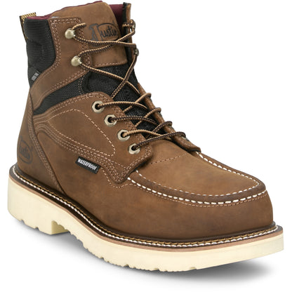 Justin Mens Bristol 6" Waterproof Steel Toe Boots