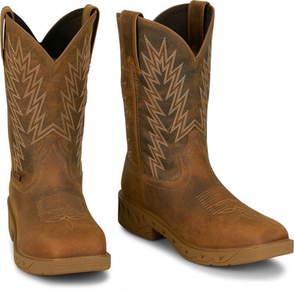 Justin Mens Blinder 11" Steel Toe Waterproof Boots
