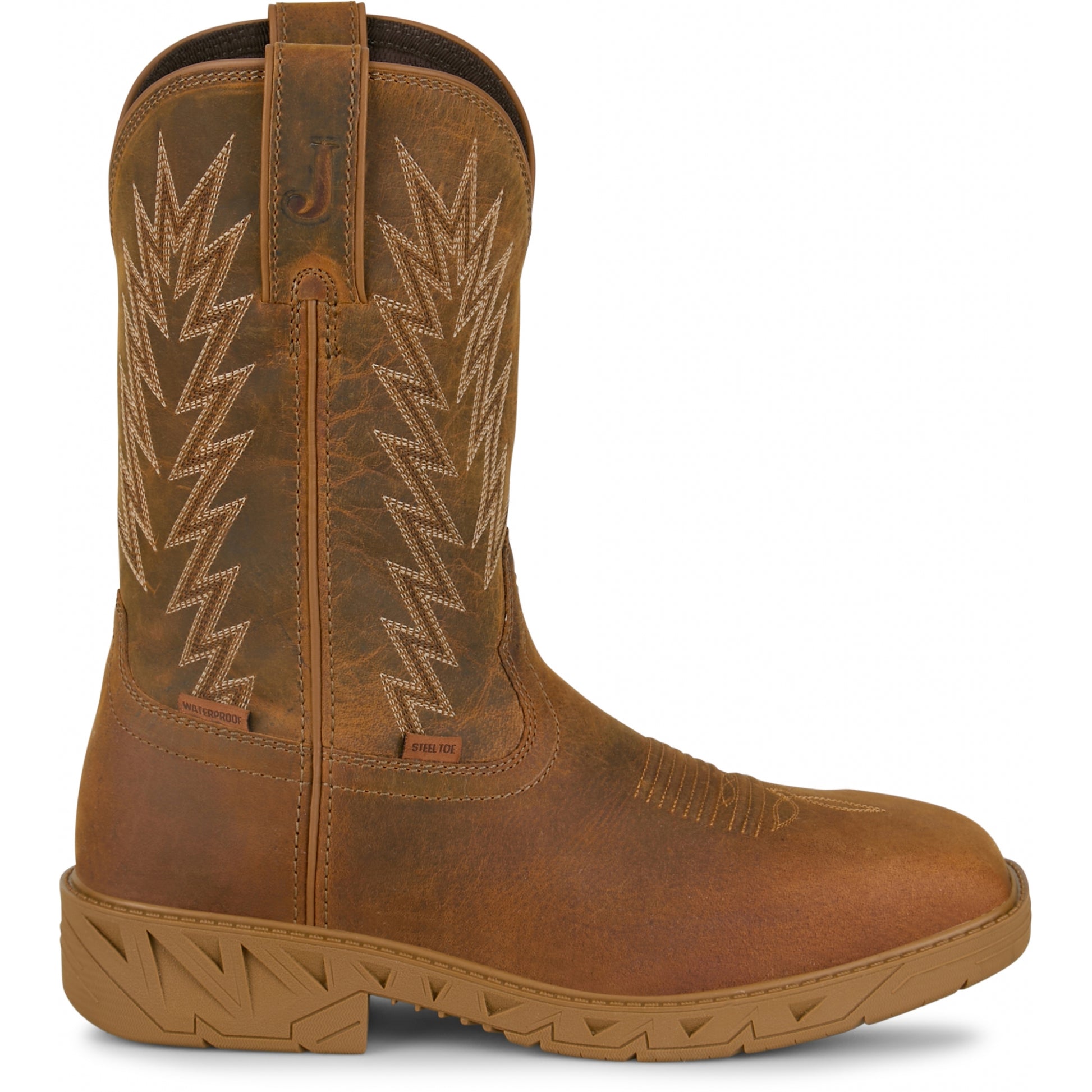 Justin Mens Blinder 11" Steel Toe Waterproof Boots