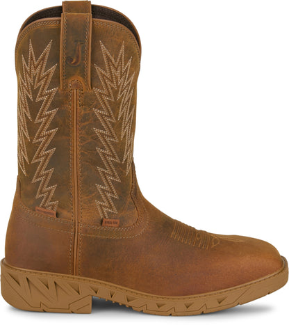 Justin Mens Blinder 11" Steel Toe Waterproof Boots