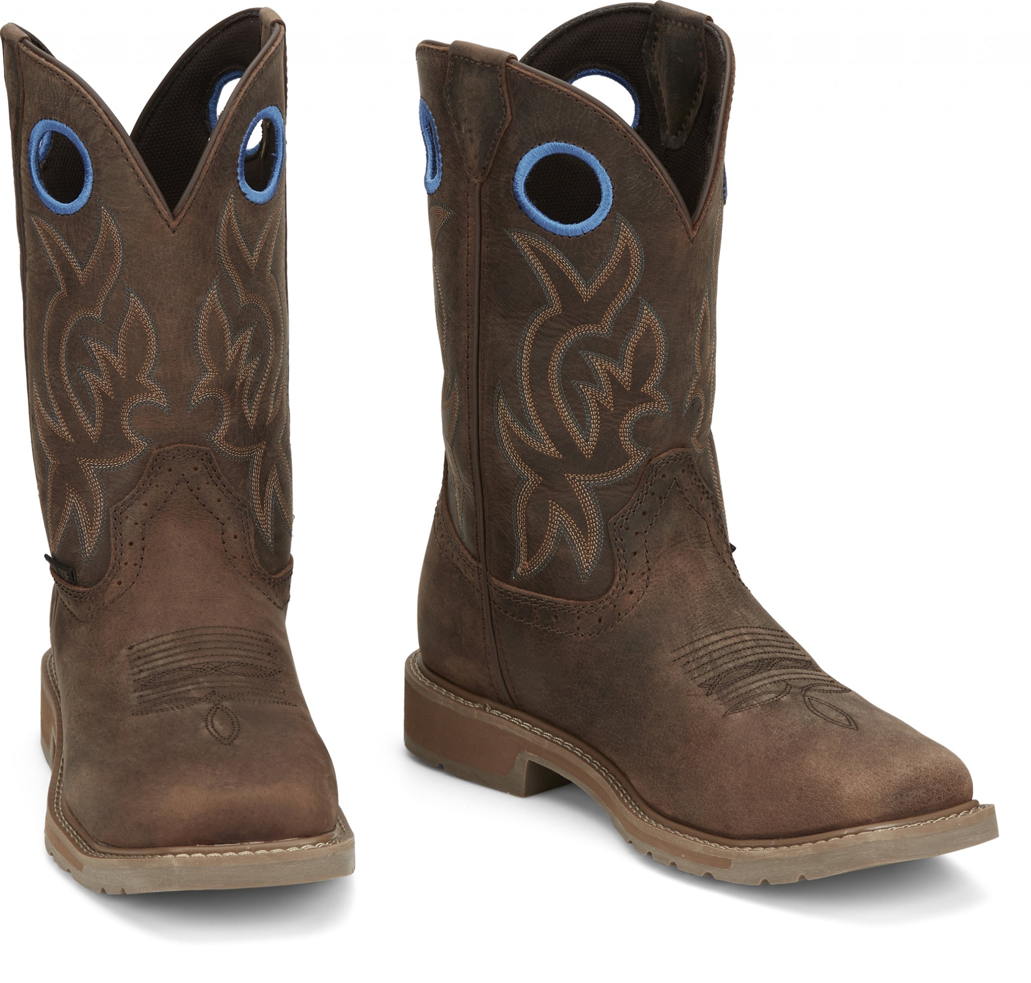 Justin Mens All Around 11" Waterproof Steel Toe Boots