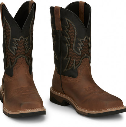 Justin Mens Bolt 11" Work Boots
