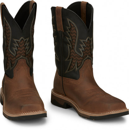 Justin Mens Bolt 11" Nano Comp Toe Boots