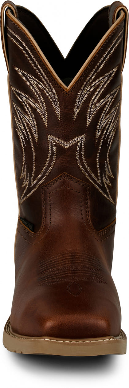 Justin Mens Daywork 11" Steel Toe Waterproof Boots