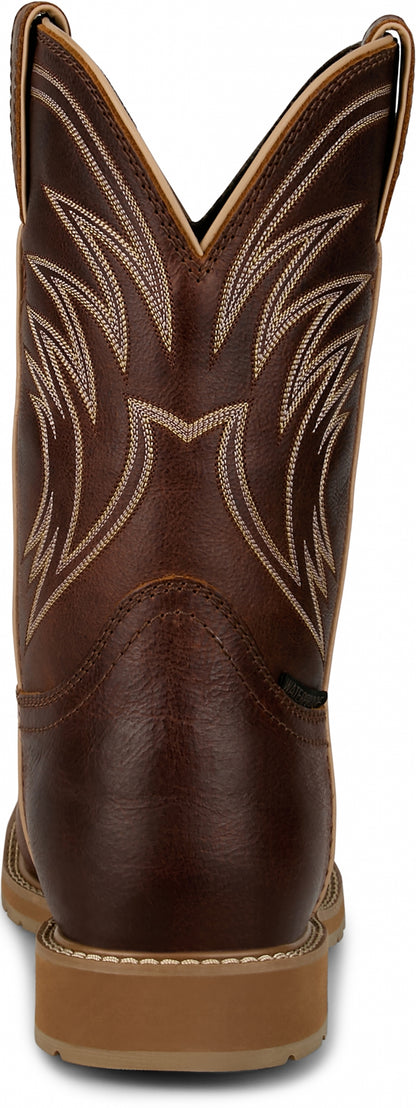 Justin Mens Daywork 11" Steel Toe Waterproof Boots