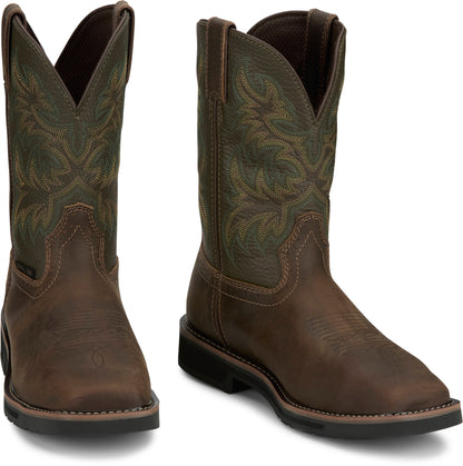 Justin Mens Keavan 11" Met Guard Steel Toe Boots