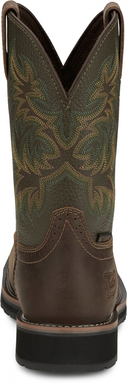 Justin Mens Keavan 11" Met Guard Steel Toe Boots