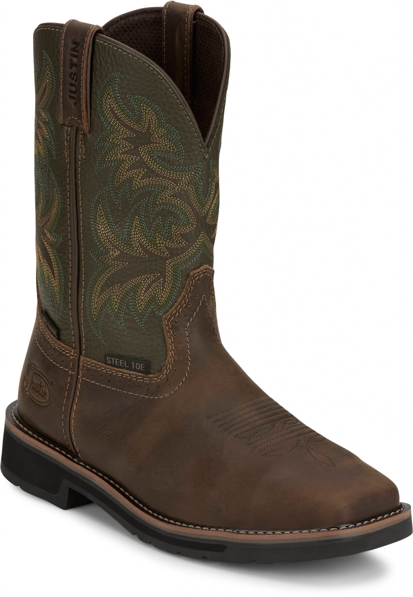 Justin Mens Keavan 11" Met Guard Steel Toe Boots