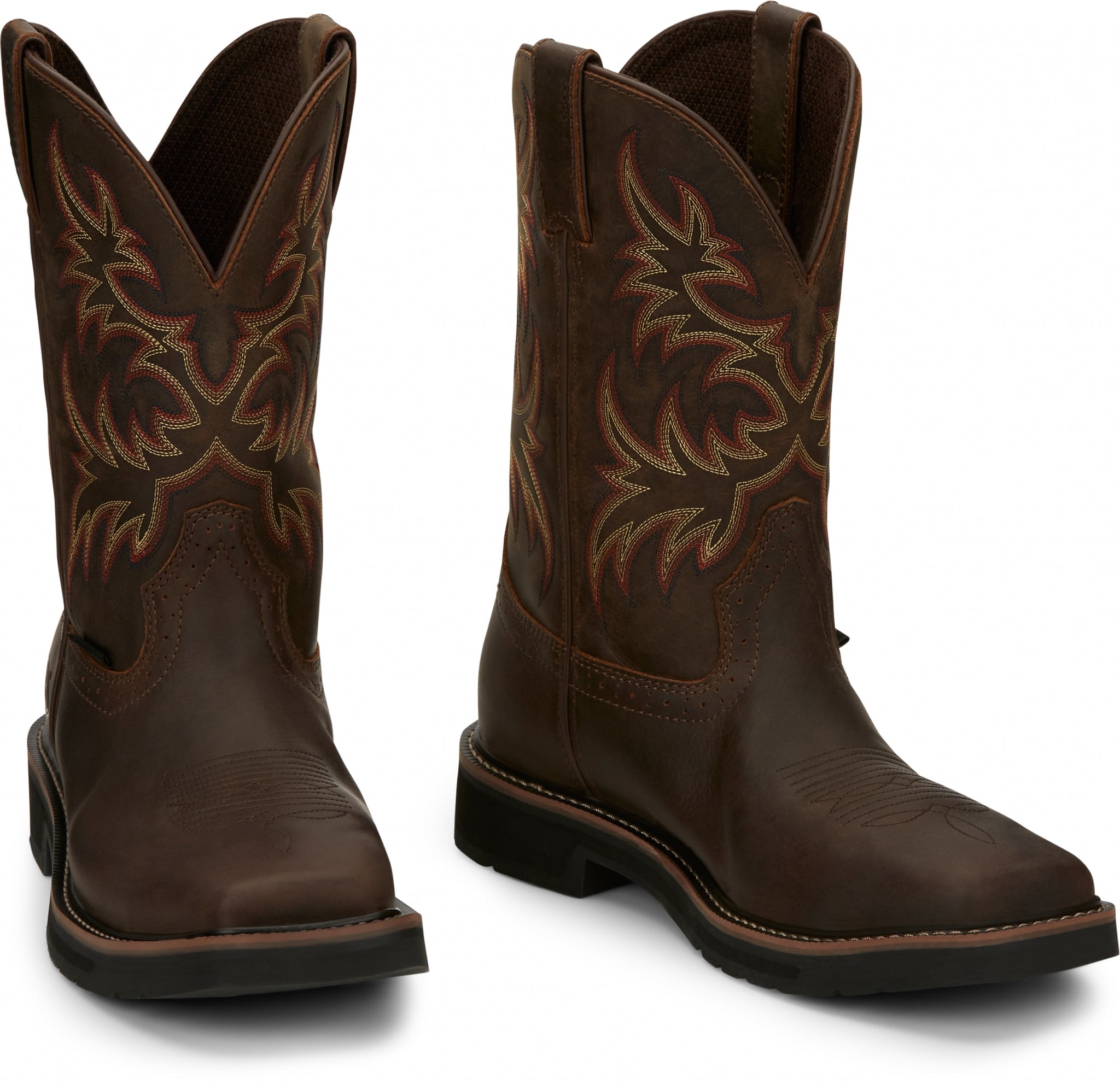 Justin Mens Driller 11" Steel Toe Boots
