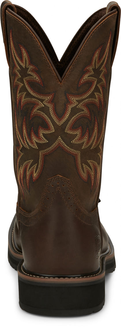 Justin Mens Driller 11" Steel Toe Boots