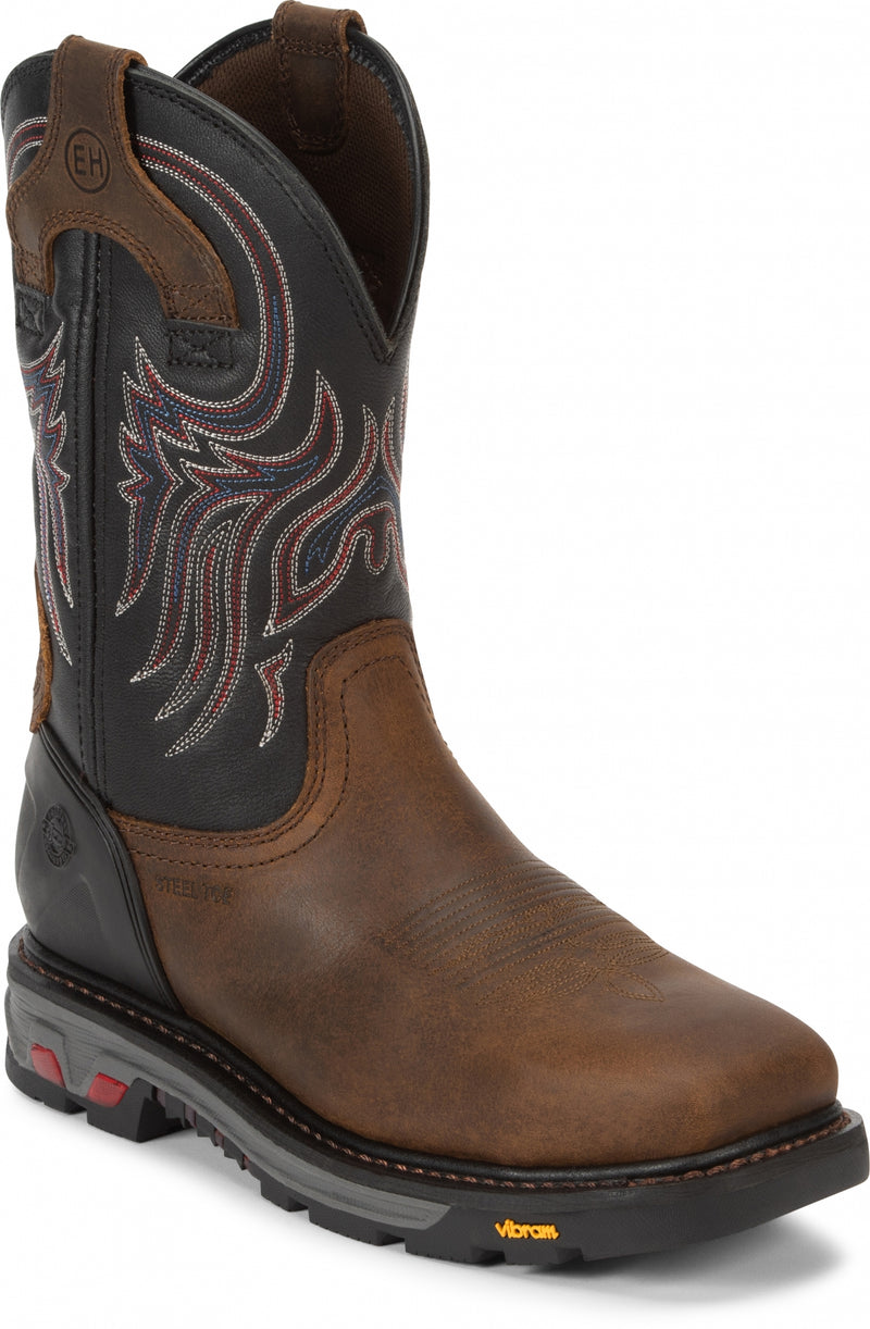 Justin Mens Tanker 11" Steel Toe Boots