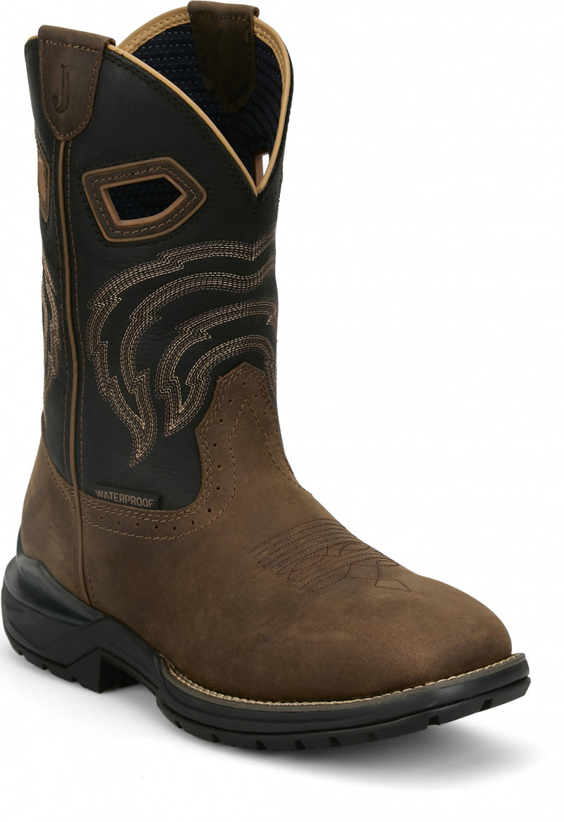 Justin Mens Slickline 11" Waterproof Boots
