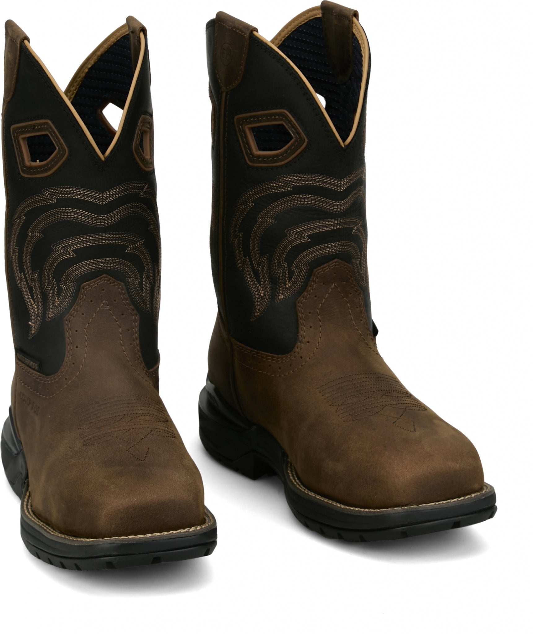 Justin Mens Slickline 11" Nano Comp Waterproof Boots