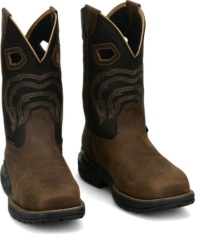Justin Mens Slickline 11" Nano Comp Waterproof Boots