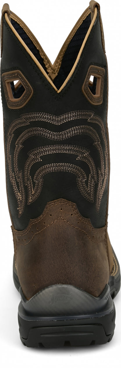 Justin Mens Slickline 11" Nano Comp Waterproof Boots