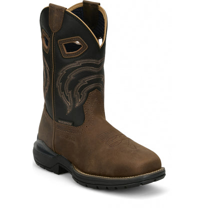 Justin Mens Slickline 11" Nano Comp Waterproof Boots