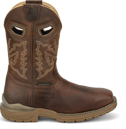 Justin Mens Oilpatch 11" Waterproof Comp Toe Boots