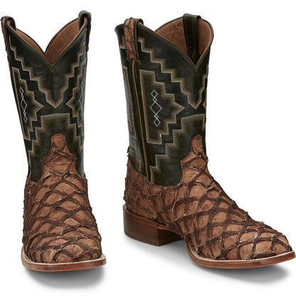 Tony Lama Mens Leviathan 11" Pirarucu Boots