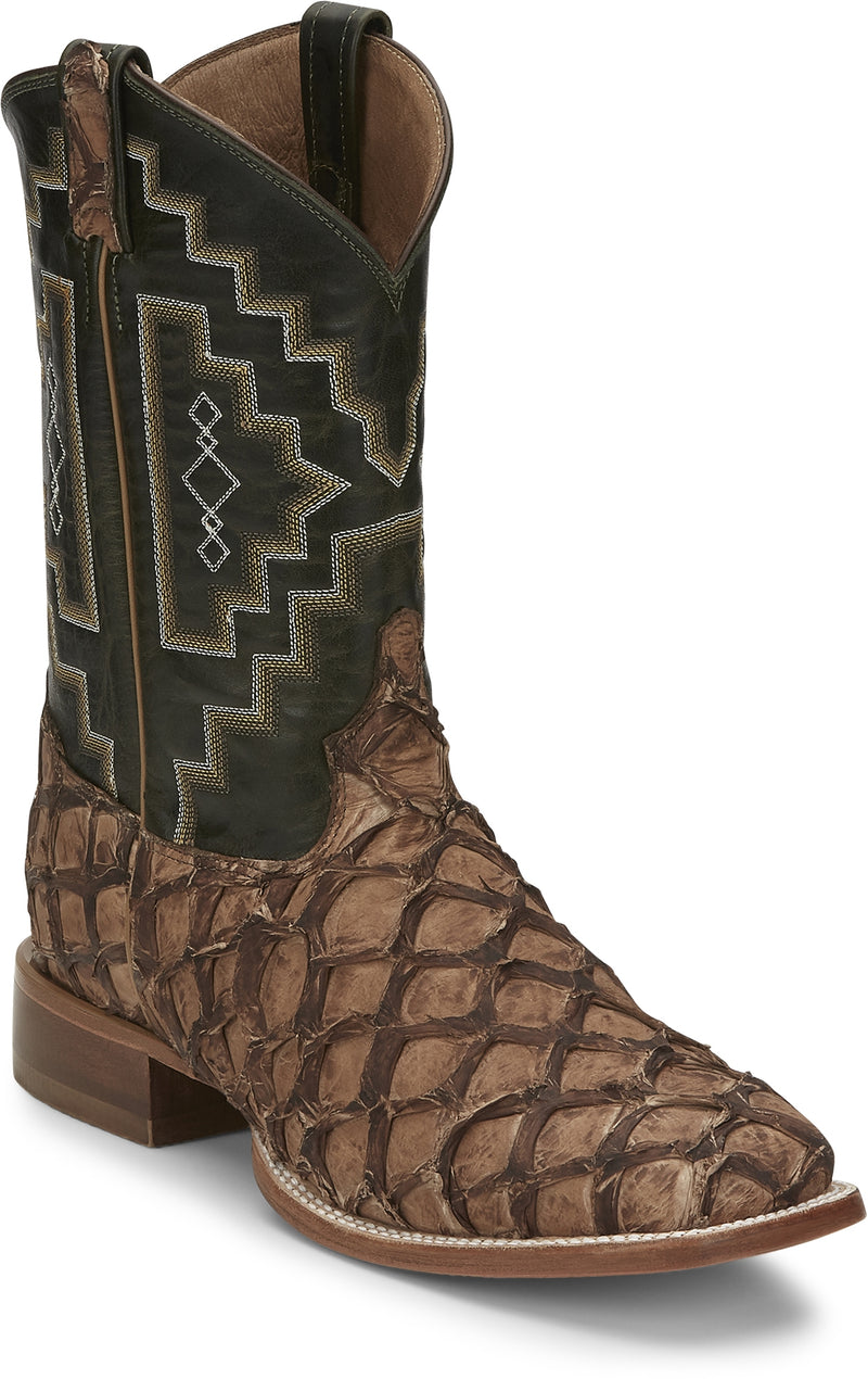 Tony Lama Mens Leviathan 11" Pirarucu Boots