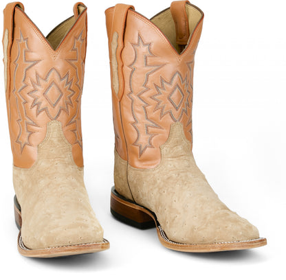 Tony Lama Mens Carlos 11" Full Quill Ostrich Boots