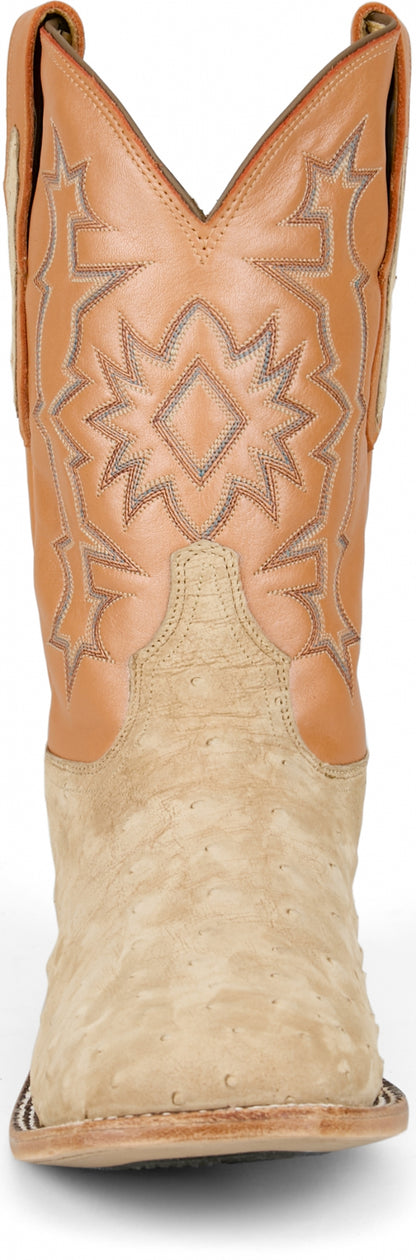 Tony Lama Mens Carlos 11" Full Quill Ostrich Boots