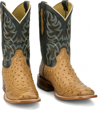 Tony Lama Mens Blaine 11" Ostrich Boots