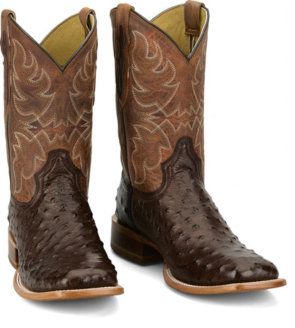 Tony Lama Mens Blaine 11" Ostrich Boots