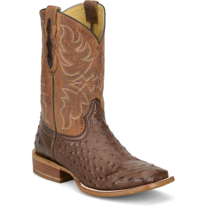 Tony Lama Mens Blaine 11" Ostrich Boots