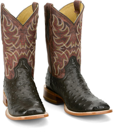 Tony Lama Mens Blaine 11" Ostrich Boots