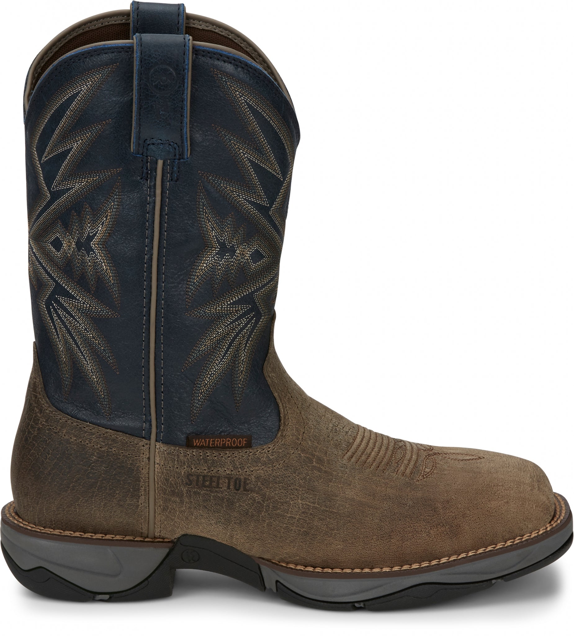 Tony Lama Mens Bartlett 11" Pull-On Steel Toe Work Boots