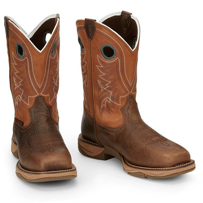 Tony Lama Mens Lopez 11" Wide Steel Square Toe Waterproof Work Boots