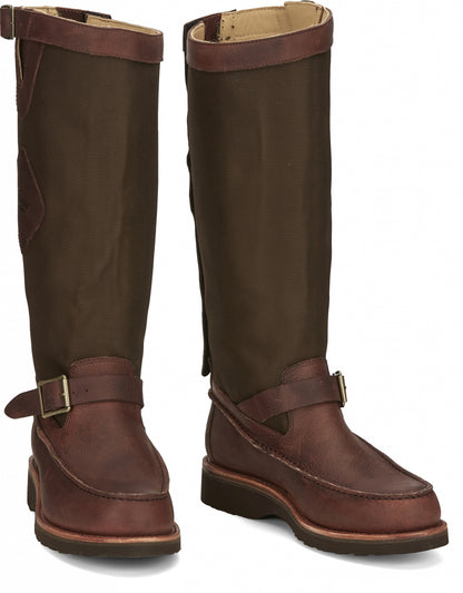 Chippewa Mens Cutter 17" Back Zip Snake Boots