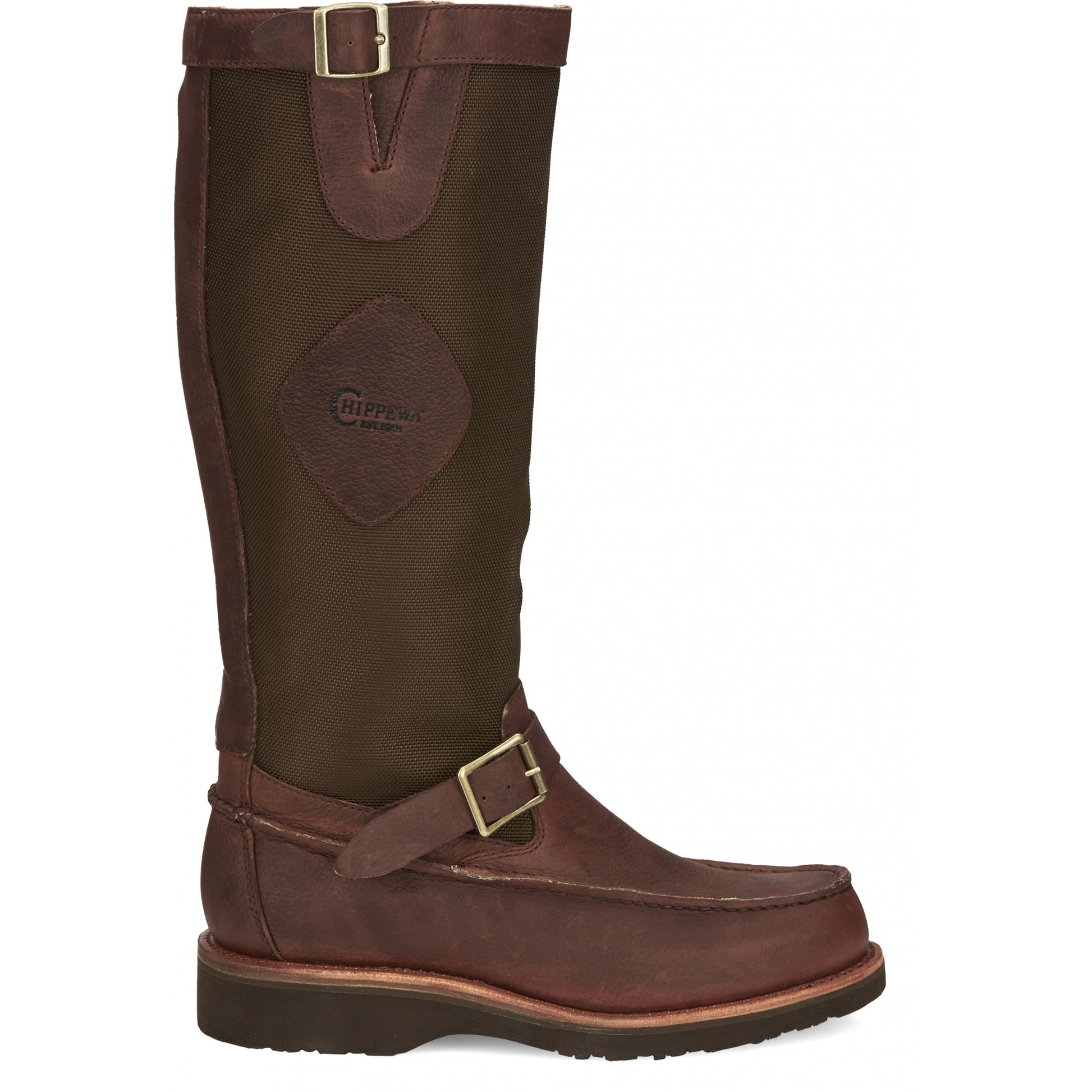 Chippewa Mens Cutter 17" Back Zip Snake Boots
