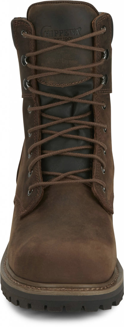 Chippewa Mens Hador 8" Steel Toe Logger Boots