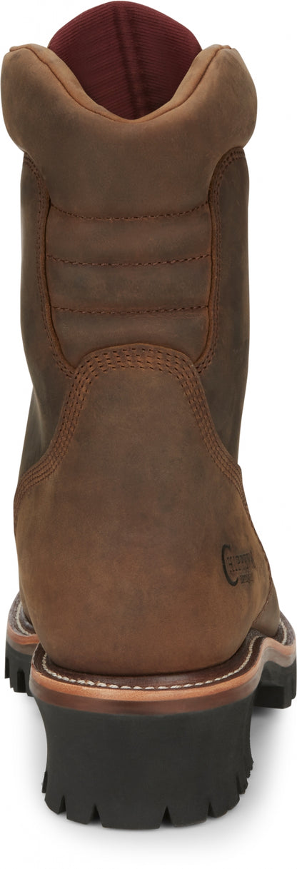 Chippewa Mens Super DNA 9" Waterproof Steel Toe Insulated Logger Boots
