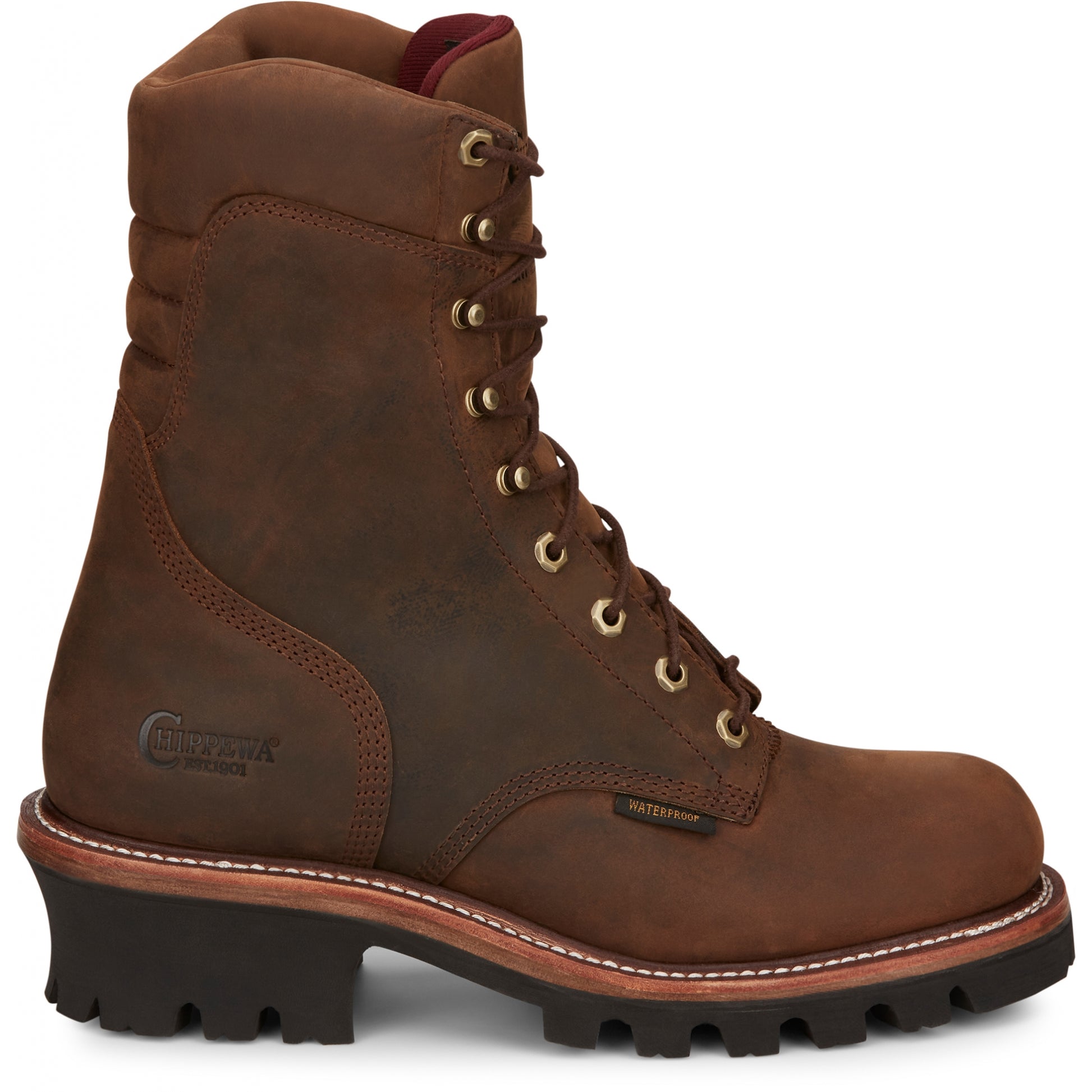 Chippewa Mens Super DNA 9" Waterproof Insulated Logger Boots