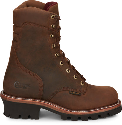 Chippewa Mens Super DNA 9" Waterproof Insulated Logger Boots