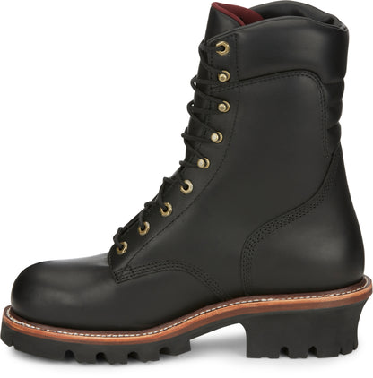 Chippewa Mens Super DNA 9" Waterproof Steel Toe Insulated Logger Boots