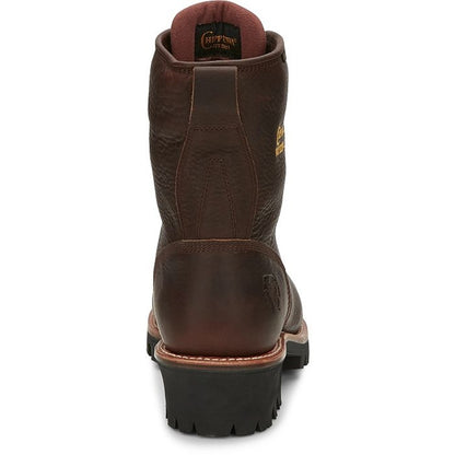 Chippewa Mens Paladin 8" Waterproof Insulated Steel Toe Logger Boots