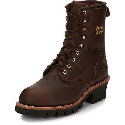 Chippewa Mens Paladin 8" Waterproof Insulated Steel Toe Logger Boots