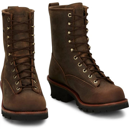 Chippewa Mens Paladin 8" Waterproof Logger Boots