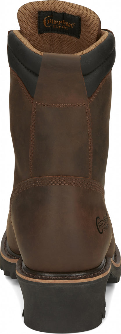 Chippewa Mens Valdor 8" Waterproof Comp Toe Logger Boots
