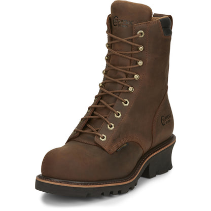 Chippewa Mens Valdor 8" Waterproof Comp Toe Logger Boots